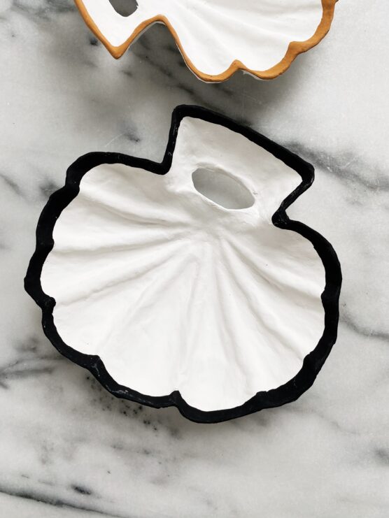 paper mache seashell tray