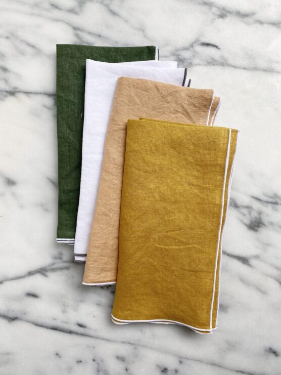 stone washed linen napkins