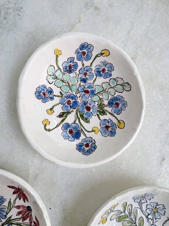 dorotea ceramics bouquet floral bowl