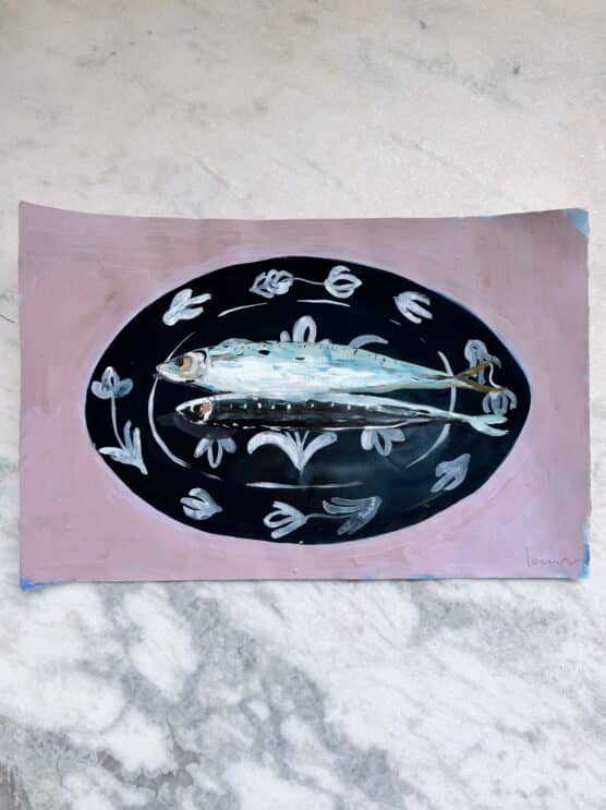 'Feast of the Seven Fishes II' Original Painting by Jenny Andrews