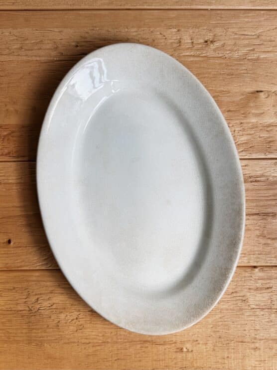 Antique Oval Ironstone Platter