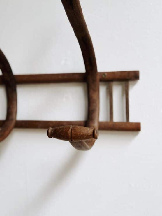 Antique French Bentwood Coat and Hat Rack - Image 3