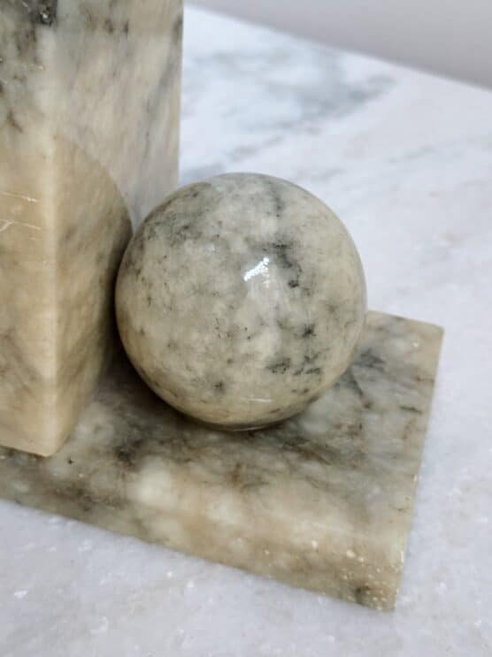 Vintage Italian Marble Bookends - Image 2