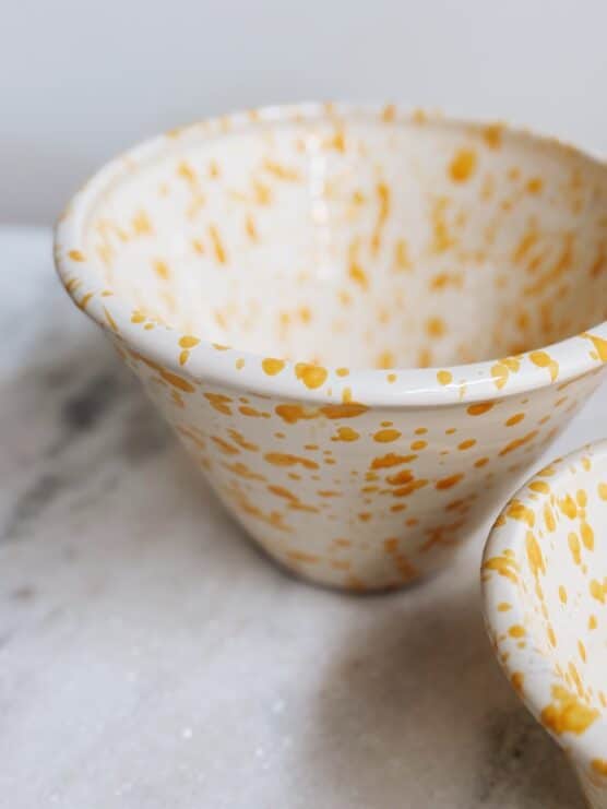 Yellow Splatterware Pots - Image 2