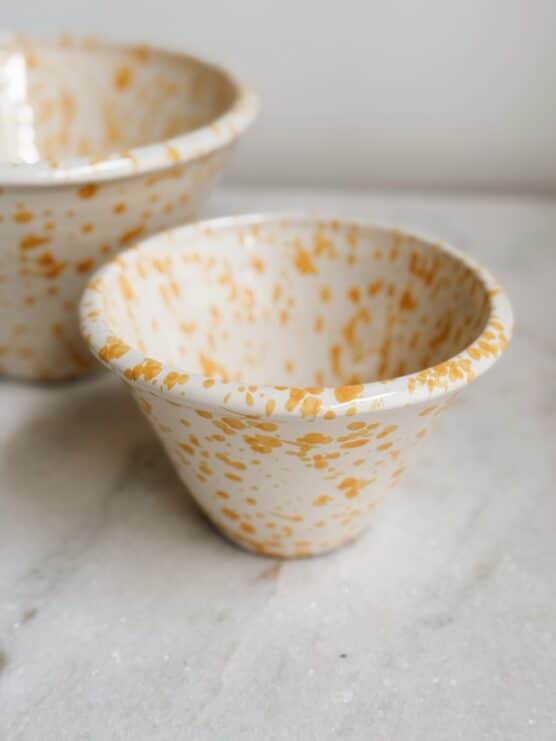 Yellow Splatterware Pots - Image 3
