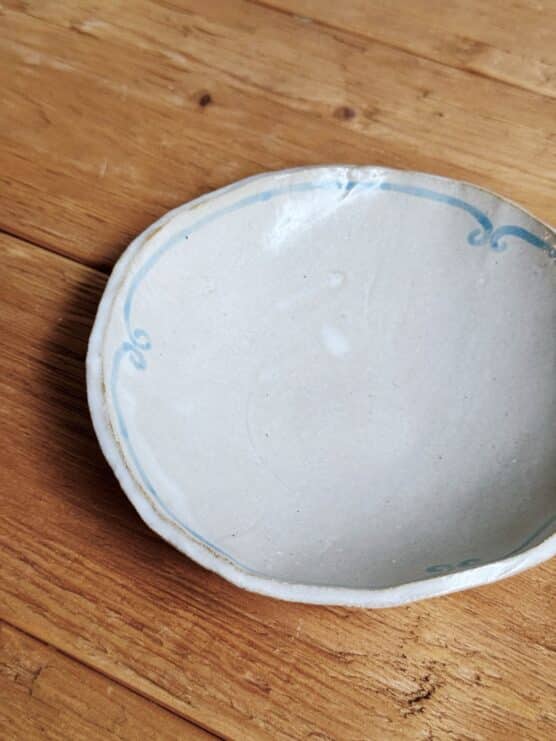Salto Blue Trim Trinket Dish - Image 2