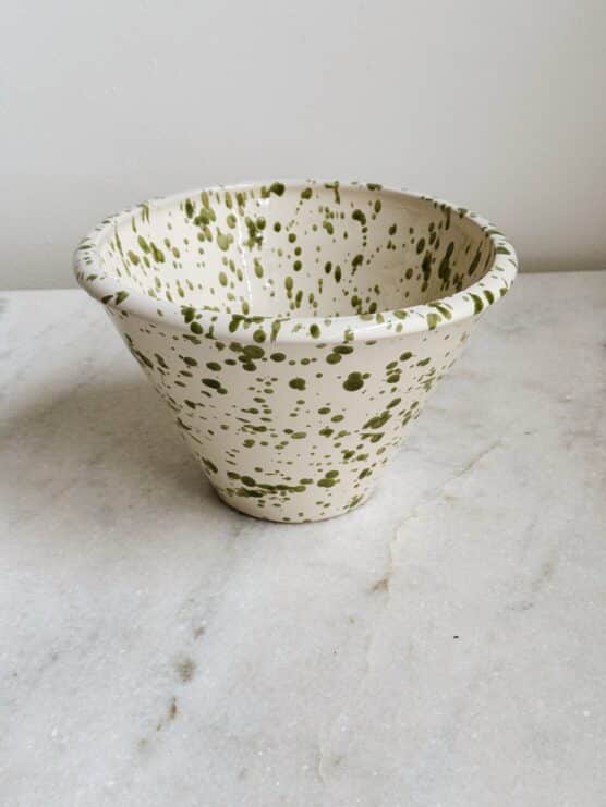 Green Splatterware Pot - Image 2