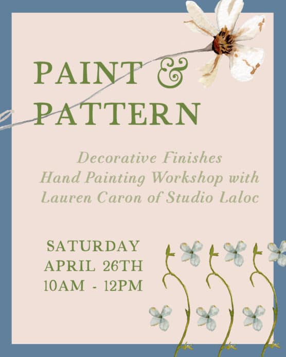 Decorative Finishes Hand Painting Workshop