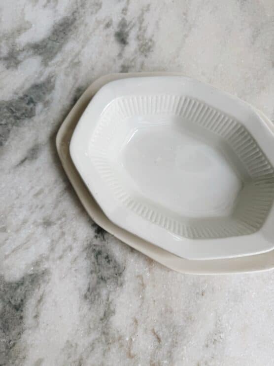 Vintage Faceted Serving Dish - Image 4
