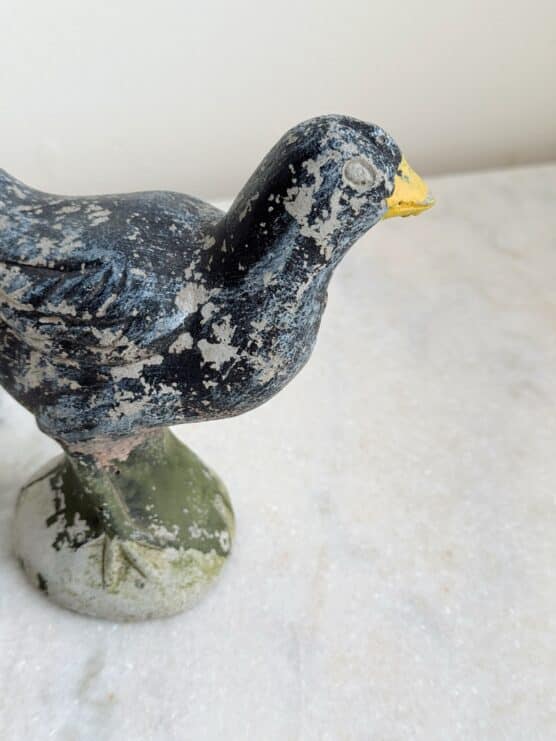 Vintage Concrete Bird Garden Statue - Image 2