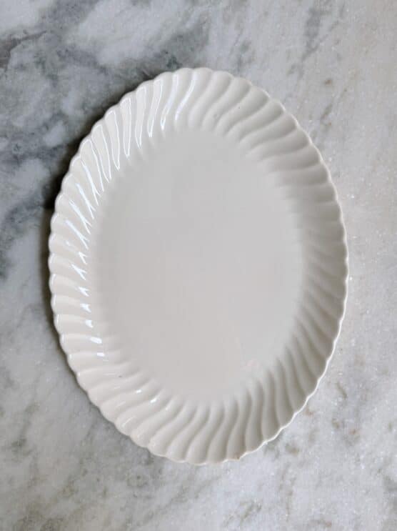 Vintage Scallop Edge Platter