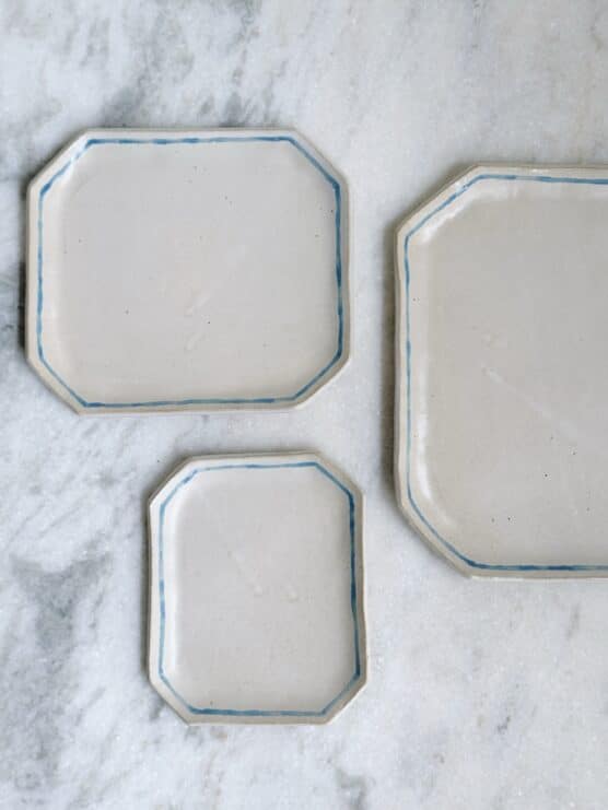 Salto Blue Trim Stacking Trays - Image 4
