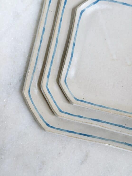 Salto Blue Trim Stacking Trays - Image 3