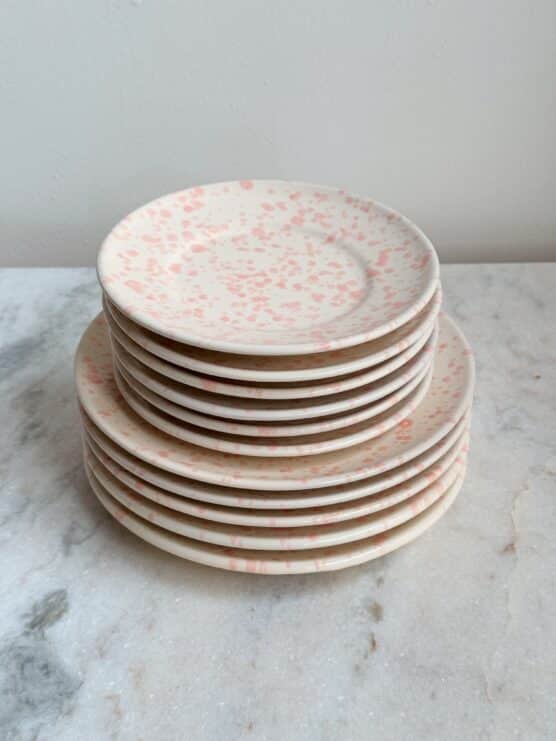 Pink Splatterware Dinnerware Collection (Discontinued)