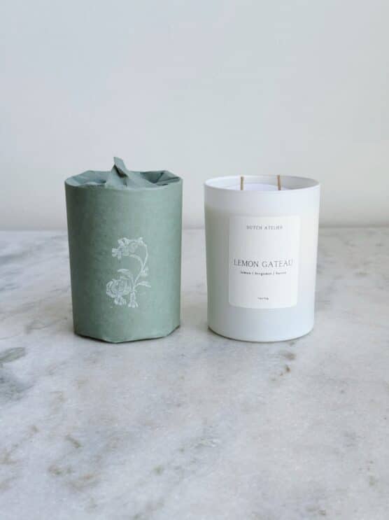 dutch atelier lemon gateau candle