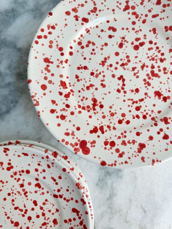 Red Splatterware Dinnerware Collection (Discontinued) - Image 2