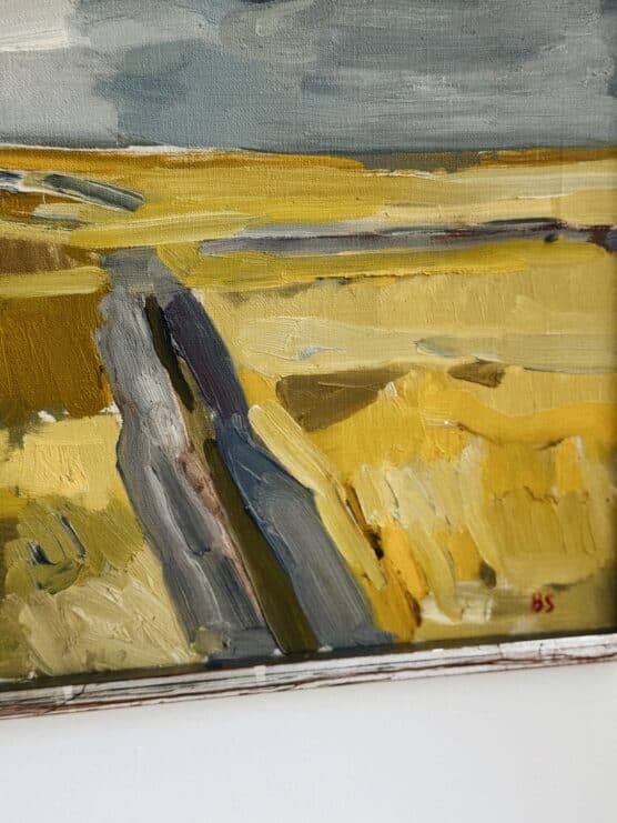 Vintage Swedish "Sommar" Landscape Oil Painting - Image 2