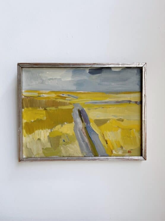 Vintage Swedish "Sommar" Landscape Oil Painting