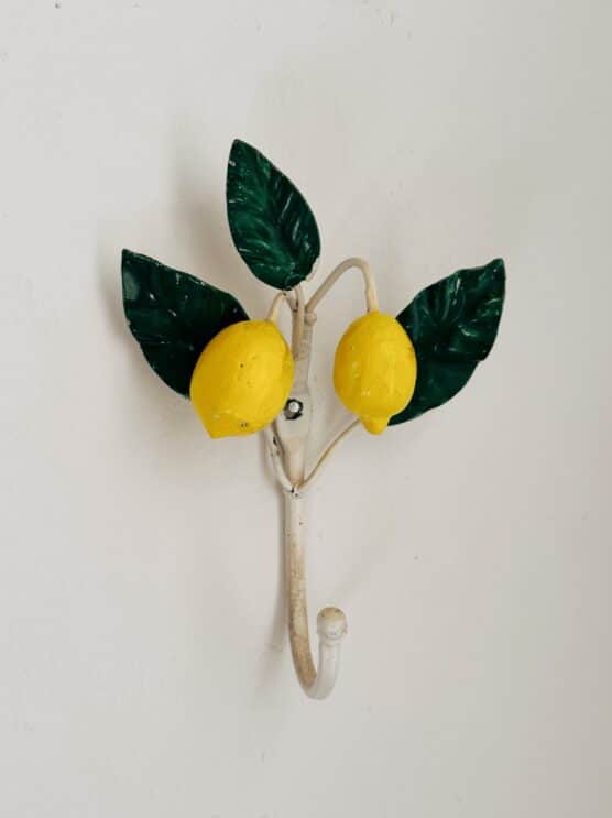 Vintage Italian Lemon Tole Hook