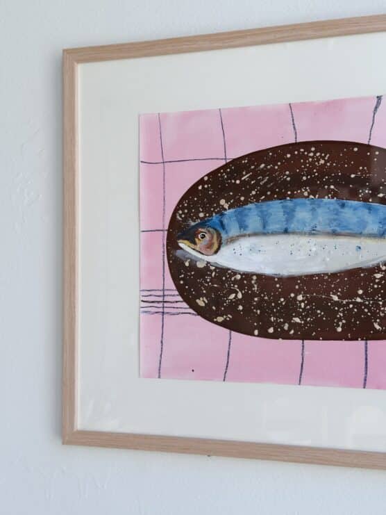 Fish on Platter No.3 by Jenny Andrews - Image 2