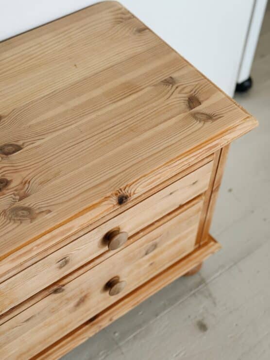 Vintage Pine Chest Table - Image 4
