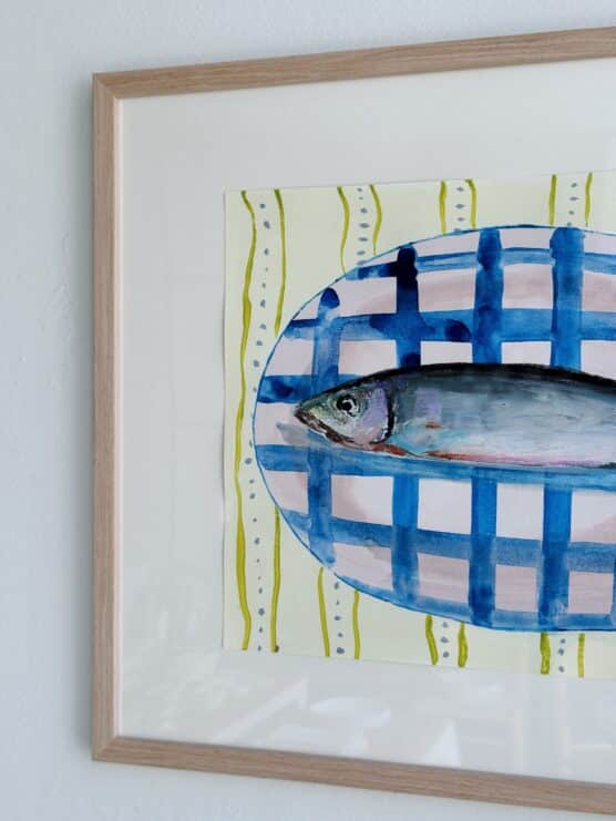 Fish on Platter No.4 by Jenny Andrews - Image 2