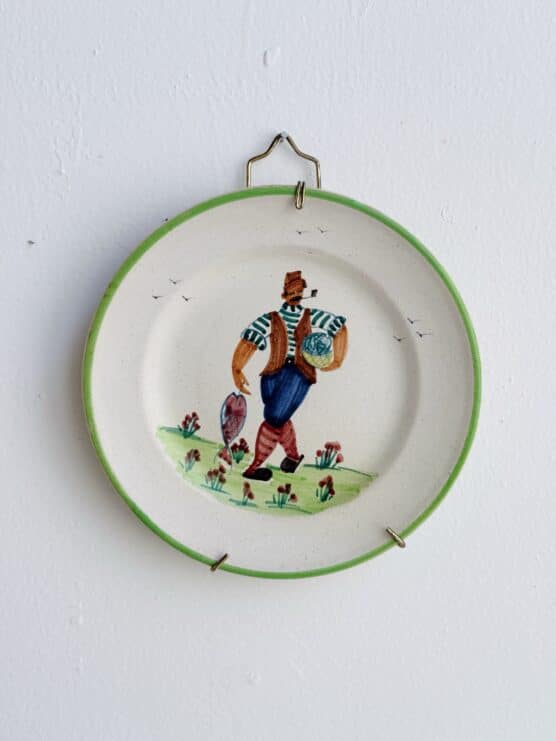 Vintage Italian Hand Painted Sailor Plates - Image 5