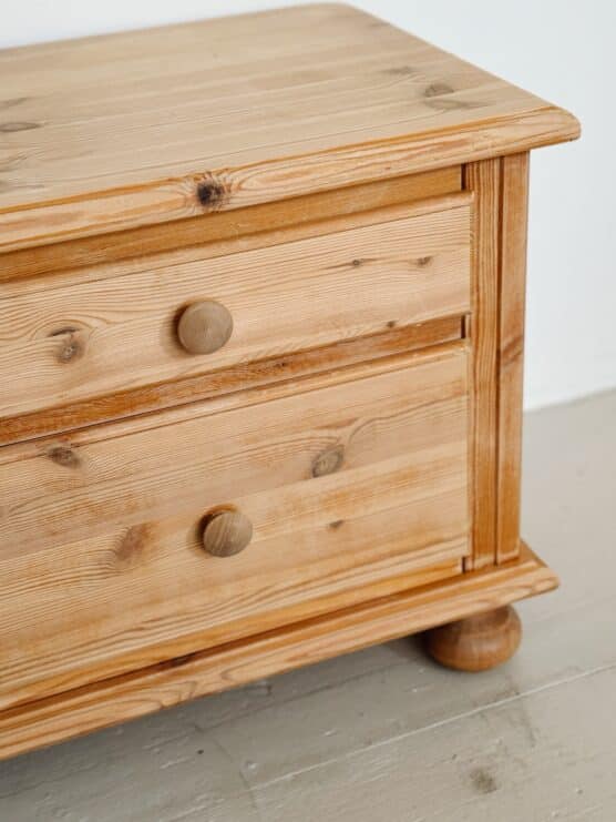 Vintage Pine Chest Table - Image 2