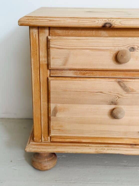 Vintage Pine Chest Table - Image 3