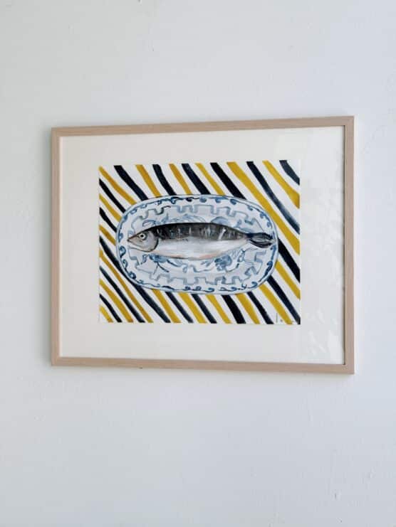 Fish on Platter No.1 by Jenny Andrews
