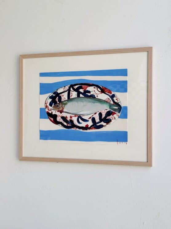 Fish on Platter No.2 by Jenny Andrews