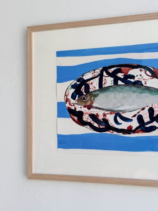 Fish on Platter No.2 by Jenny Andrews - Image 2