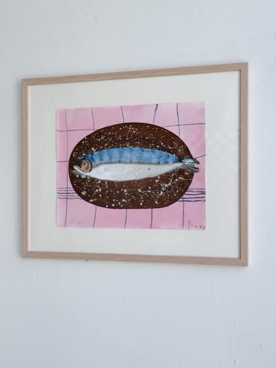 Fish on Platter No.3 by Jenny Andrews