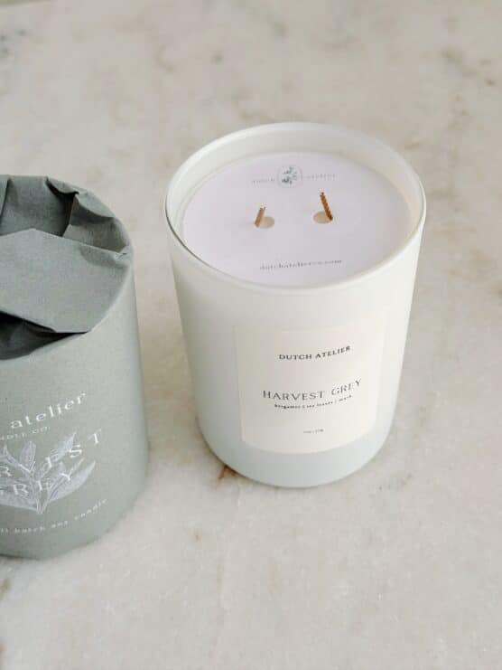 Dutch Atelier Harvest Grey Candle
