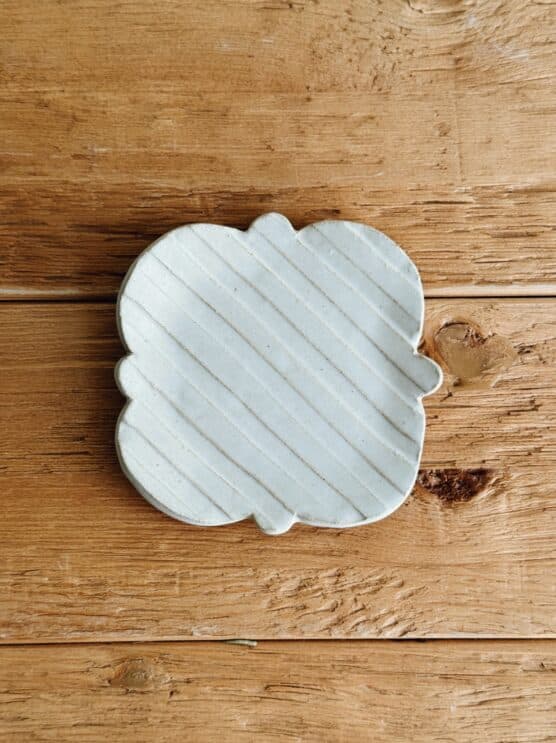 Salto Ceramic Stripe Trinket Dish