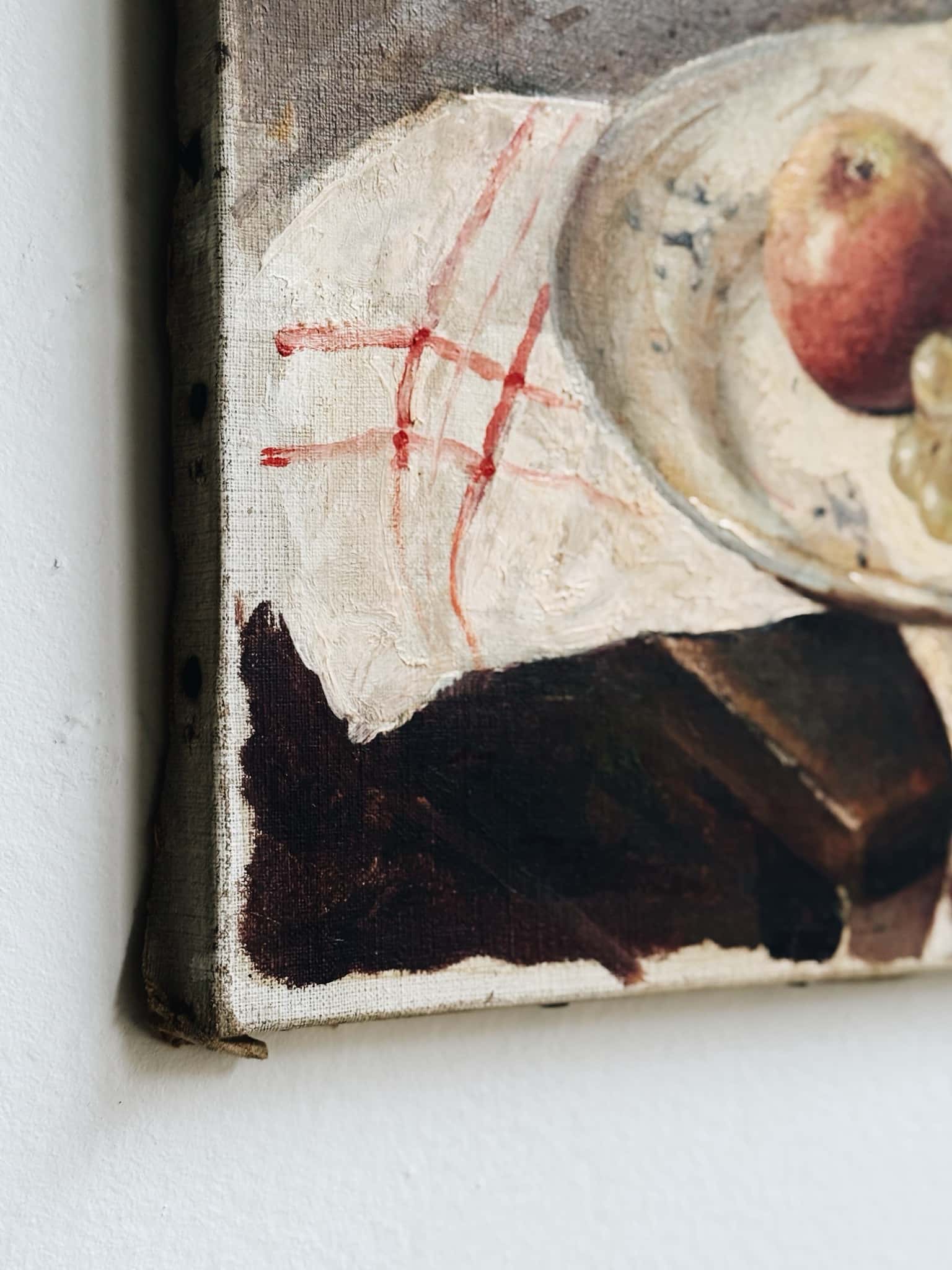 Antique French Still Life with Fruits - Image 4
