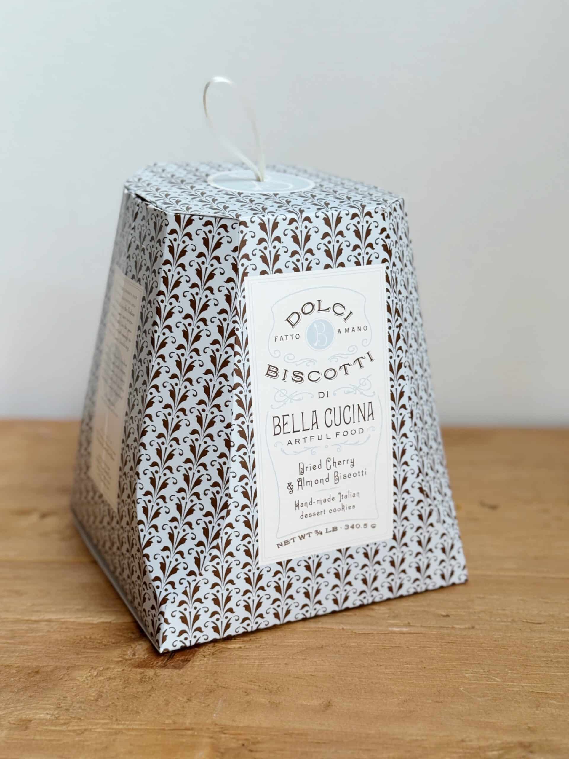 Limited Edition Bella Cucina Cherry Almond Biscotti Gift Box