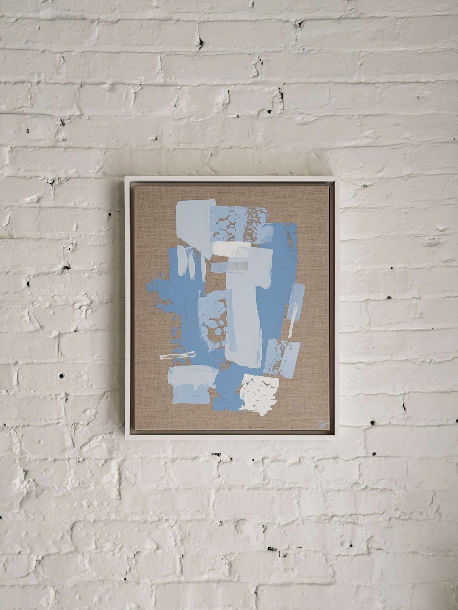 "Bluebell" Abstract Painting by Shannon Coppage
