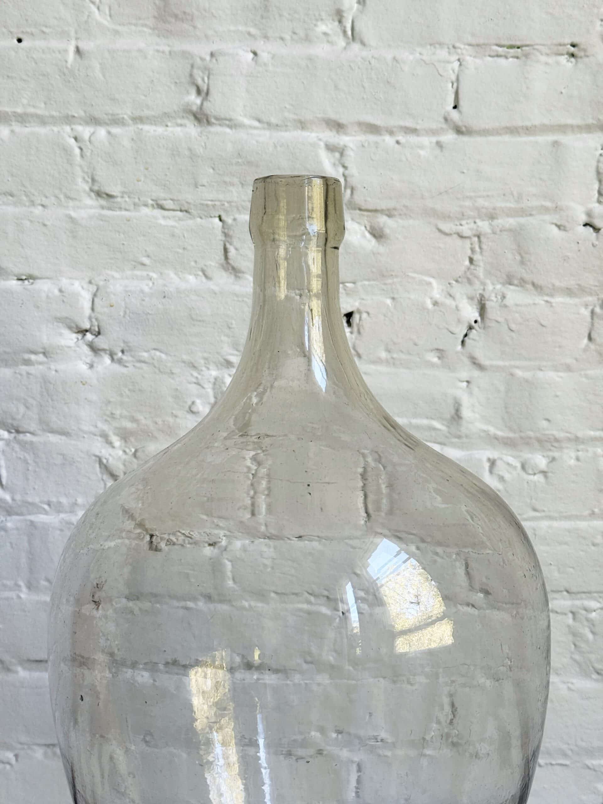 Large Antique French Glass Demijohn - Image 2
