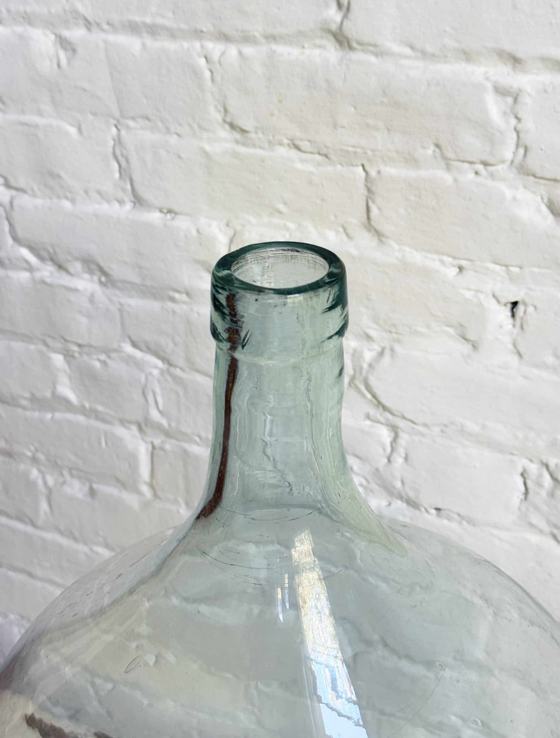Large Antique French Glass Demijohns - Image 3